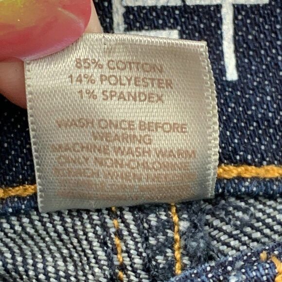 LOFT Jeans 2 Curvy Skinny Dark Wash Inseam 30" - Picture 9 of 9